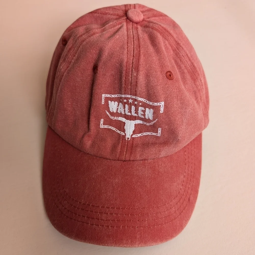 Wallen SHEIN Orange Casual Cap - Picture 2 of 7